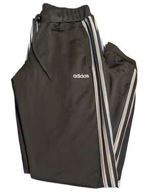 Adidas Three Stripes Multi Sport Pants Size Medium Black & White